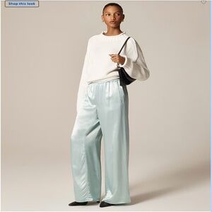 J. Crew Light Blue Wide Leg Pants